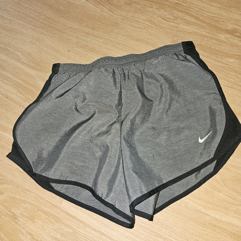 Nike Kids Black and Gray Shorts